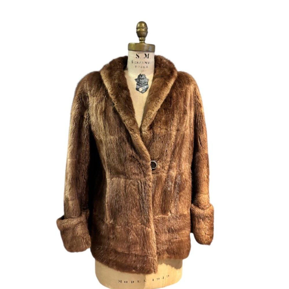 Brown Fur Coat, Medium/Large